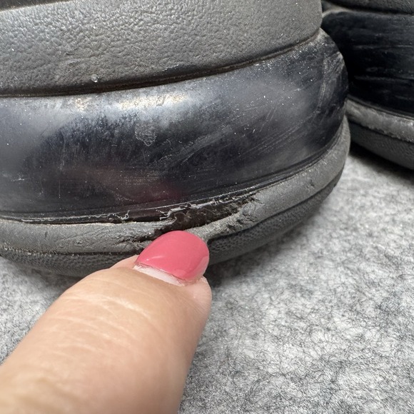 Nike Air Max 270 React Shoes Mens Size‎ 13 Triple Black Oil Training C13866-003 - Picture 6 of 12